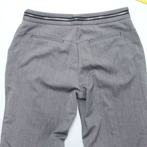Worthington Dress Pants Womens 6 Gray Polyester Stretch Zip-Waist Classic Formal - Picture 7 of 8